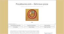 Desktop Screenshot of pizzaboxne.com